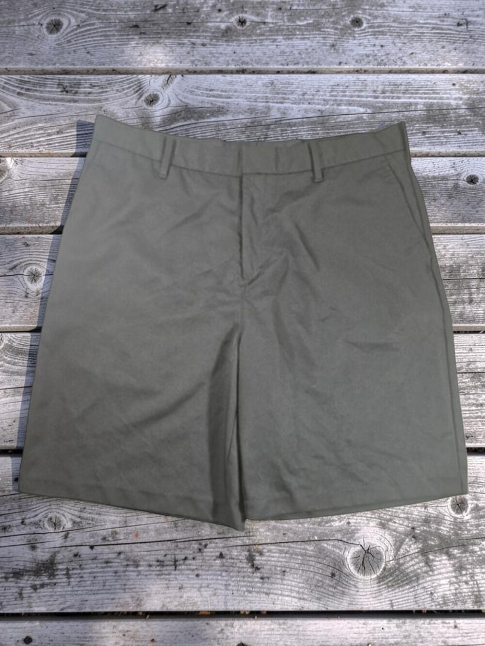Edwards Charcoal Flat Front Shorts Durable Strong Hiking Outdoors Casual